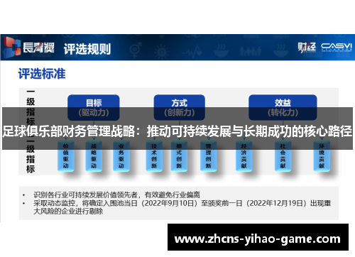 足球俱乐部财务管理战略：推动可持续发展与长期成功的核心路径